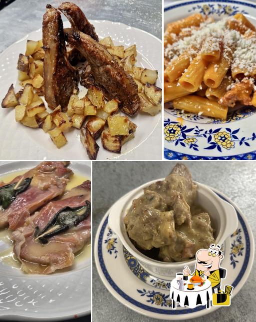 Platti al Trattoria da Sor Franco