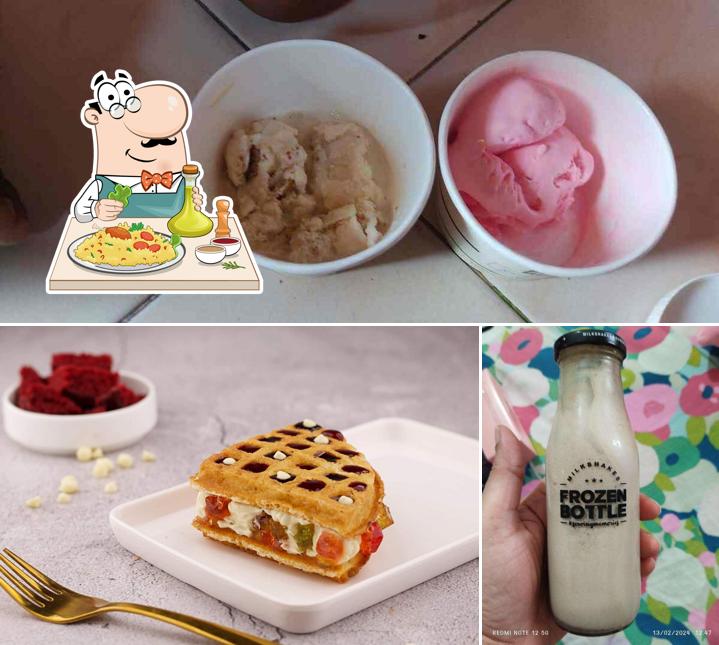 Take a look at the image showing food and beverage at Frozen Bottle - Milkshakes, Desserts And Ice Cream