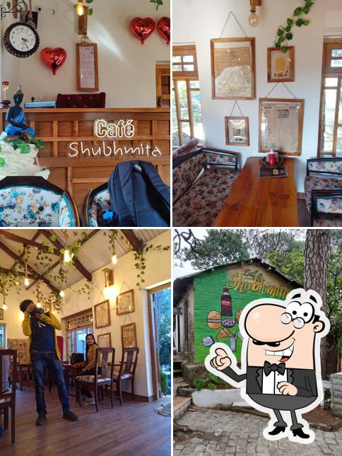 Take a seat at one of the tables at Cafe Shubhmita