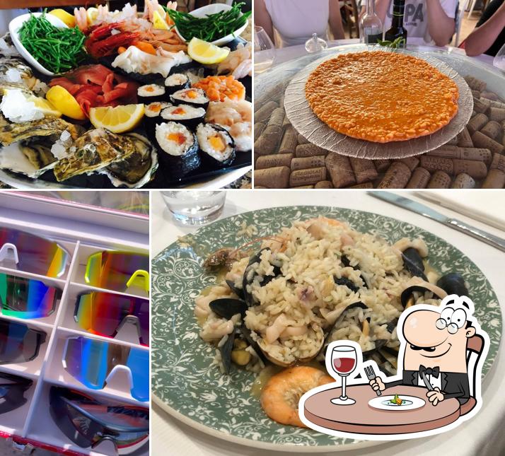 Cibo al Ristorante La Bussola Ostia