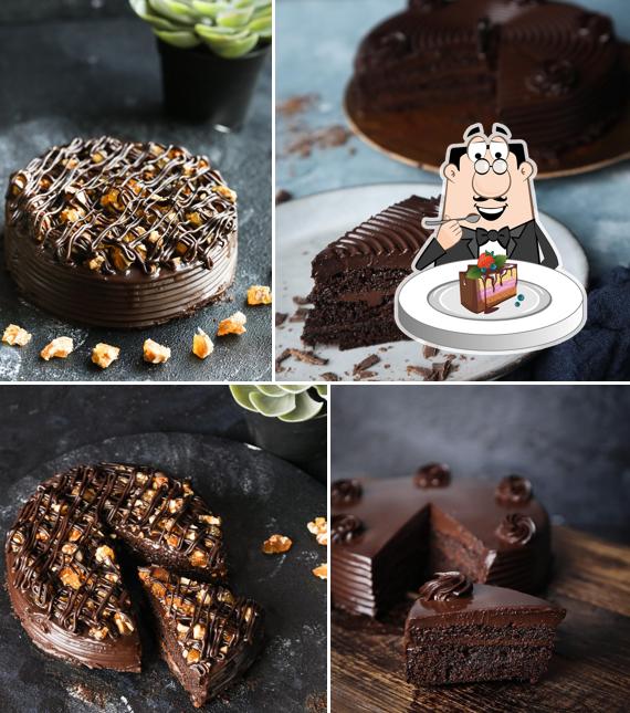 Chocolate cake at Deliure & The Eatrium