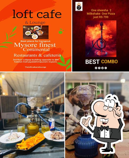 The interior of The Loft Cafe & Lounge