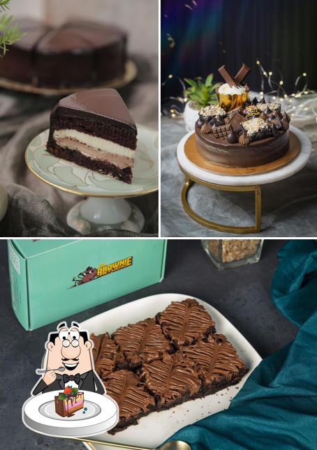 Chocolate cake at The Brownie Studio