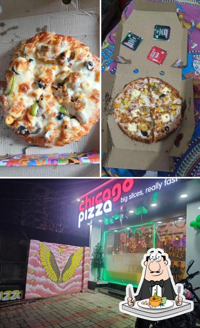 This is the photo depicting food and exterior at Chicago Pizza