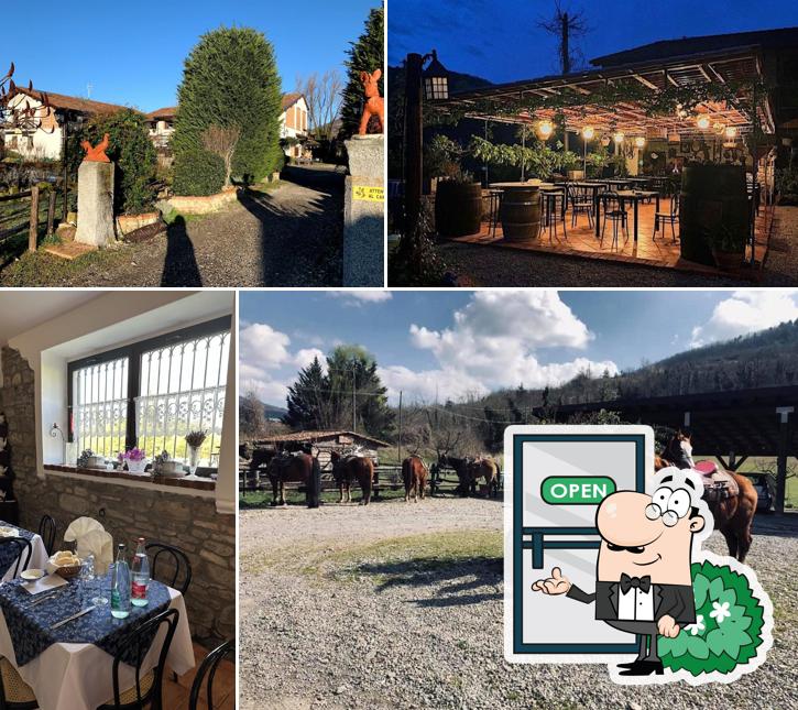 Goditi la vista dagli esterni di Agriturismo La Sorgente