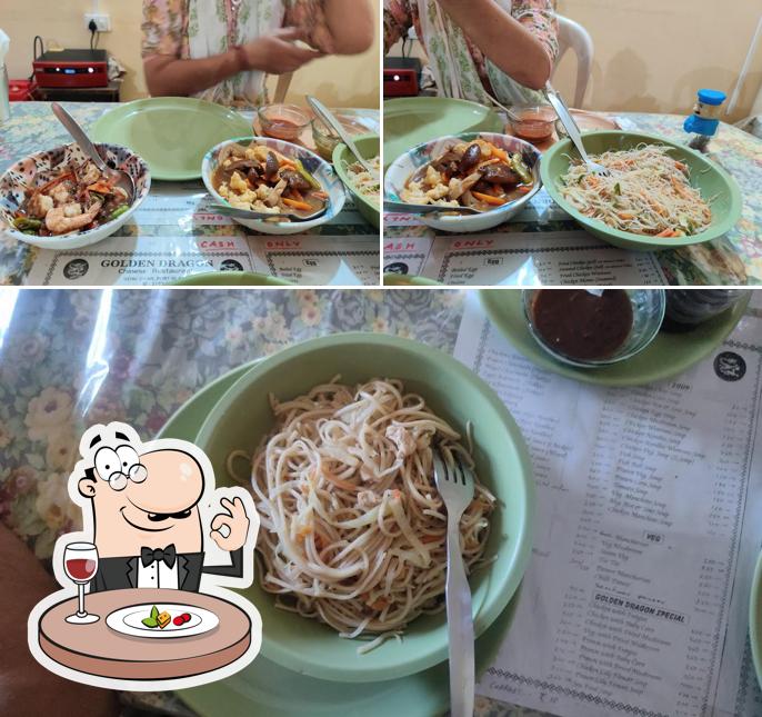 Food at Golden Dragon Chinese Restaurant