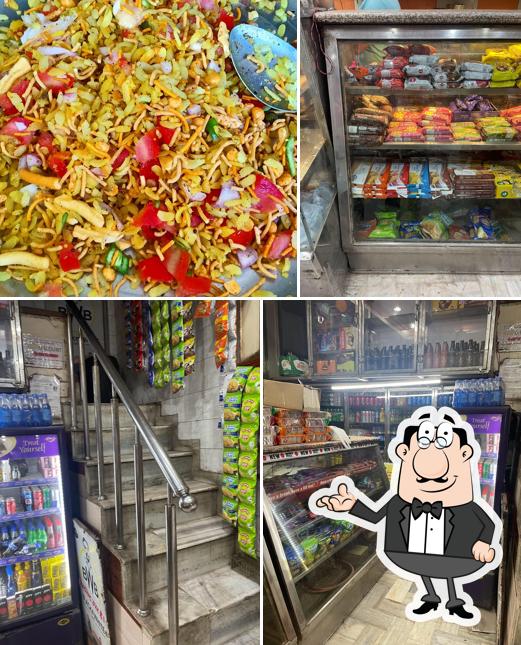 This is the photo showing interior and food at Agarwal Food Court AFC