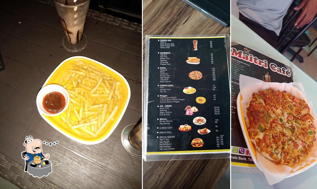 Food at Maitri Cafe