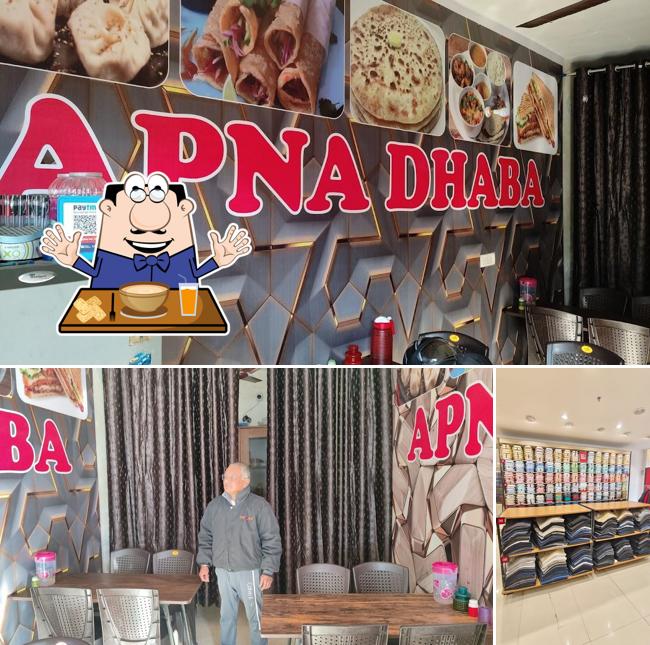 The photo of Apna Dhaba’s food and interior