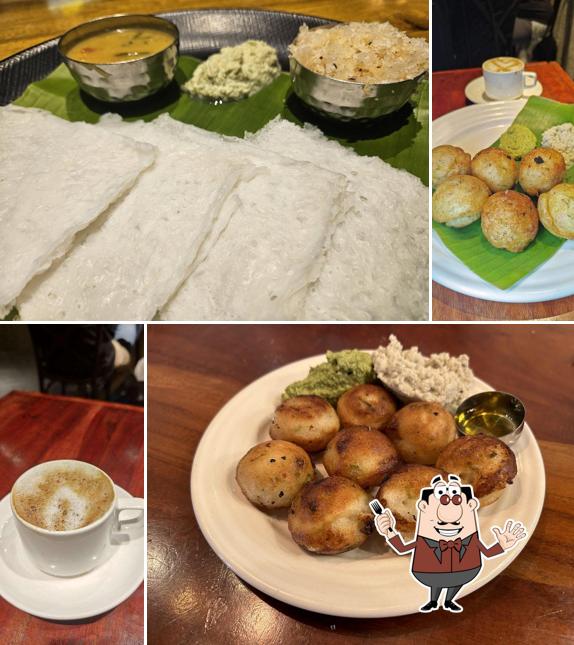 Creme brulee at Chalukya Samrat Cafe