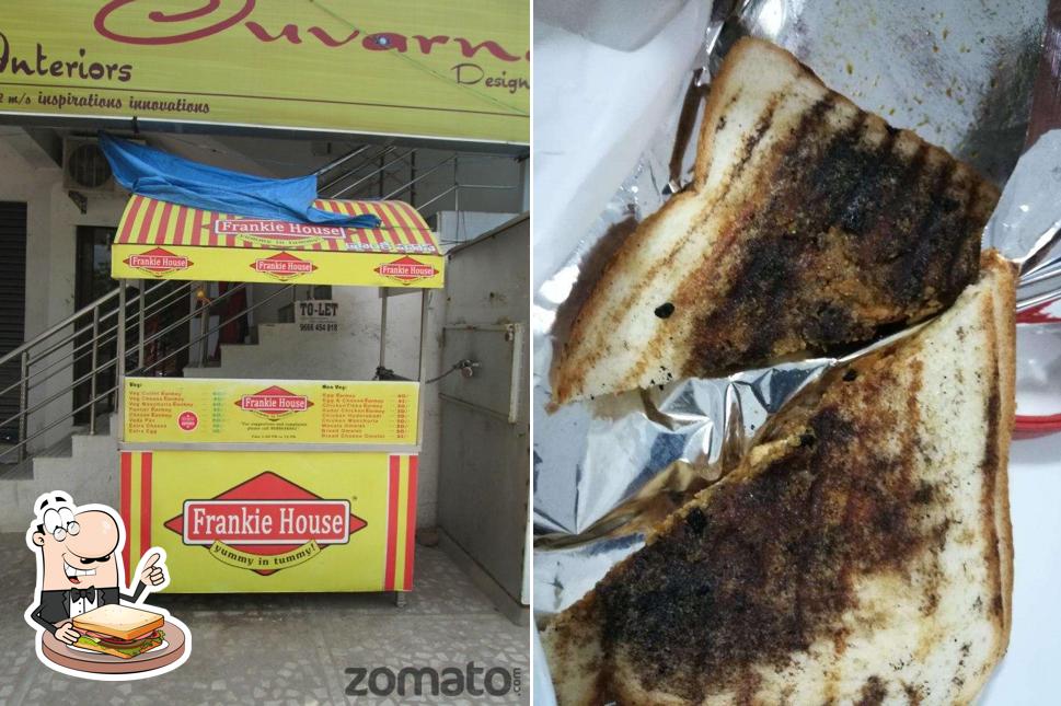 Grilled cheese sandwich at Frankie House