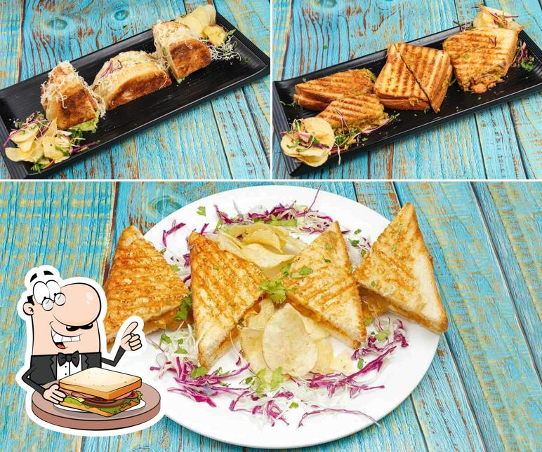 Grilled cheese sandwich at Shambhus Coffee Bar