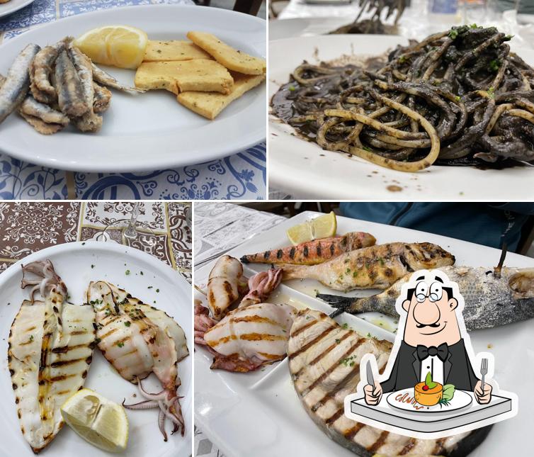 Cibo al La Trattoria Vecchia Conza