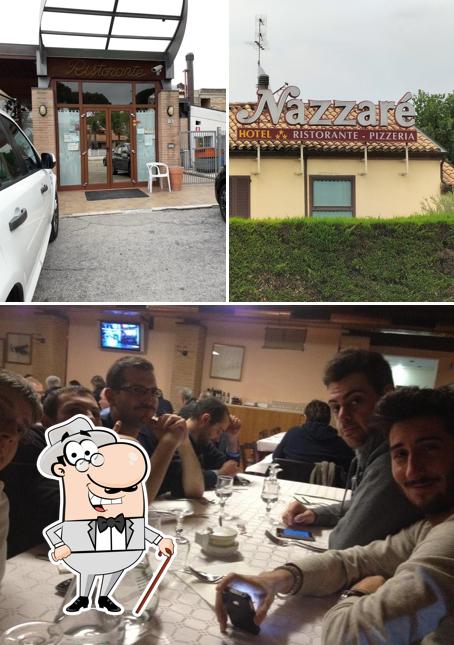 Albergo Ristorante da Nazzarè si caratterizza per la esterno e tavolo da pranzo