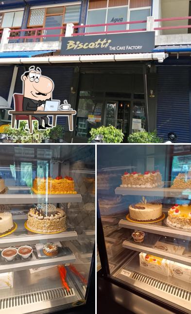 The photo of interior and exterior at Biscotti Bakes & Cakes Mathara
