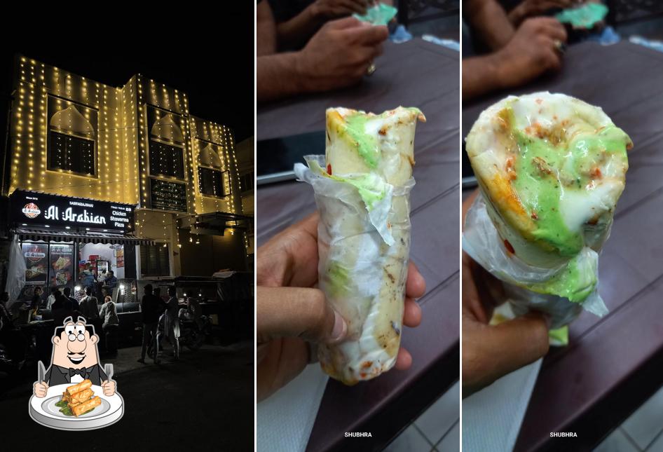 Spring rolls at Al Arebian Chicken Shawrma