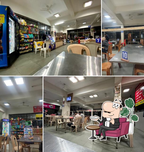 The interior of New civil canteen food court