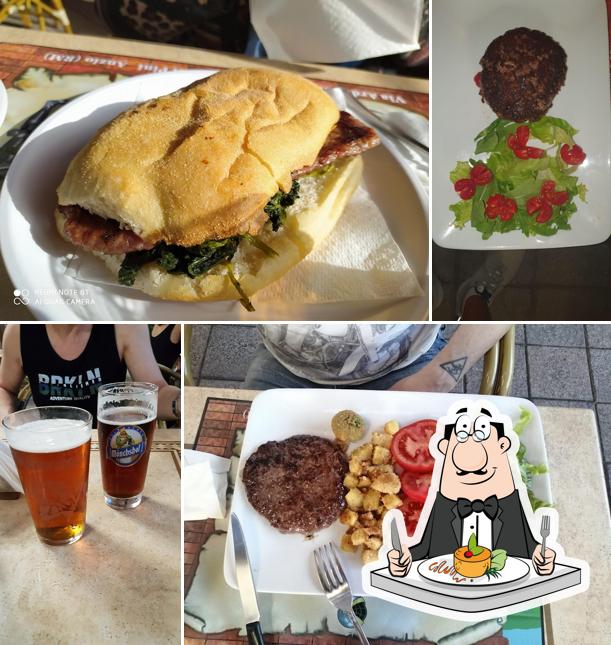 Panino con maiale stirato al Time Up Pub