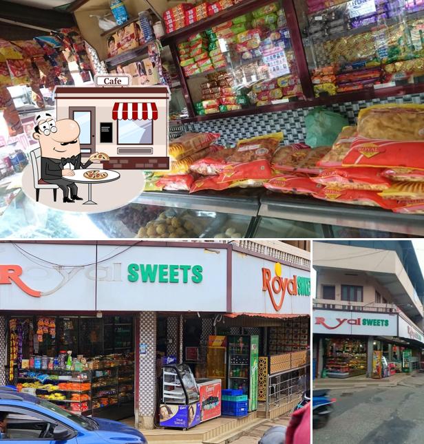 The exterior of Royal Sweets