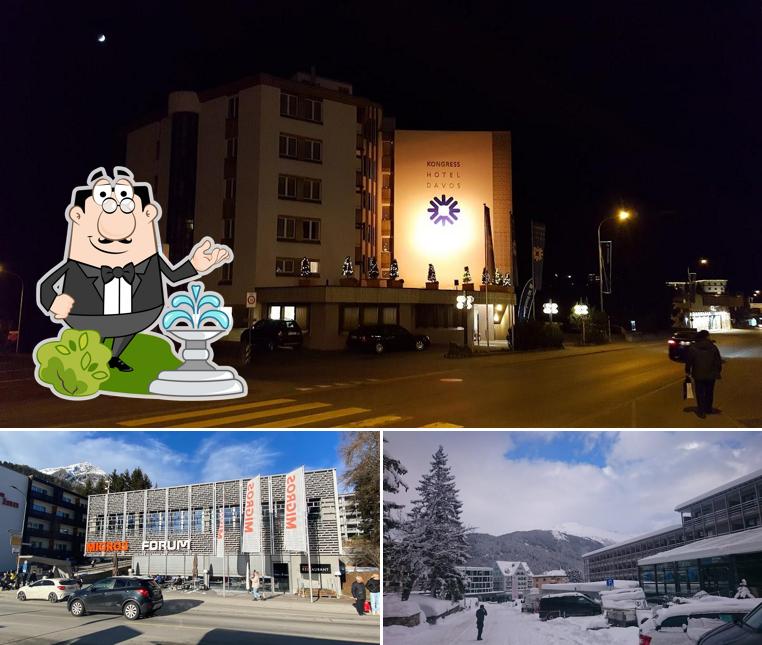 Gli esterni di Migros-Restaurant - Davos Symondpark