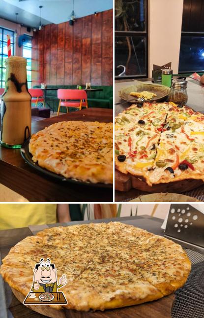 Get pizza at Busy Beans Betul