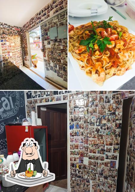 Entre diferentes coisas, comida e bebida podem ser encontrados no Delícias da Gaby