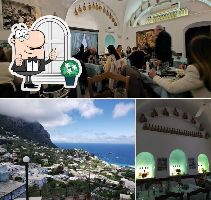 La esterno e interni del ristorante