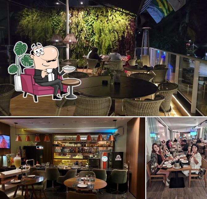 O interior do Bento Restaurante