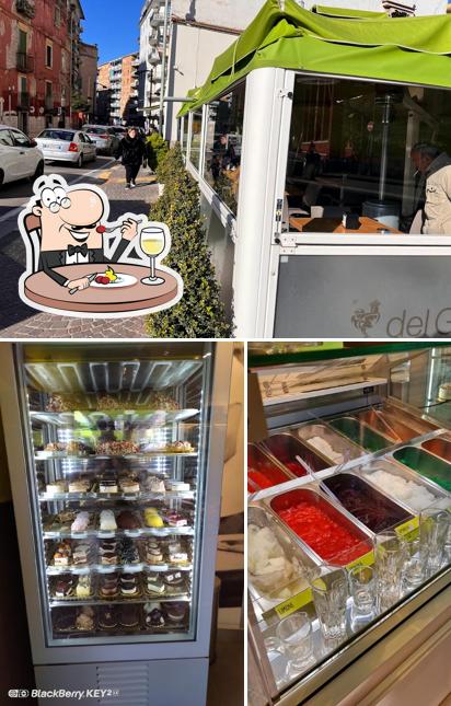 La cibo e esterno del ristorante