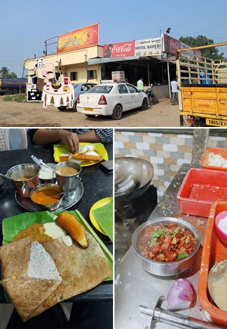 The picture of Hotel kaveri’s food and exterior
