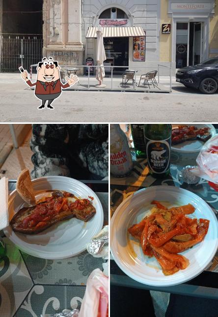 Questa è la foto che presenta la cibo e esterno di O'CUZZETIELLO