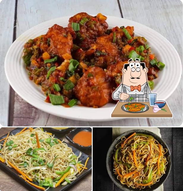 Chicken wings at Founton Desi Chinese