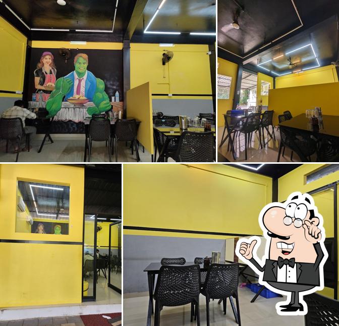 The interior of Kaiza Biriyani