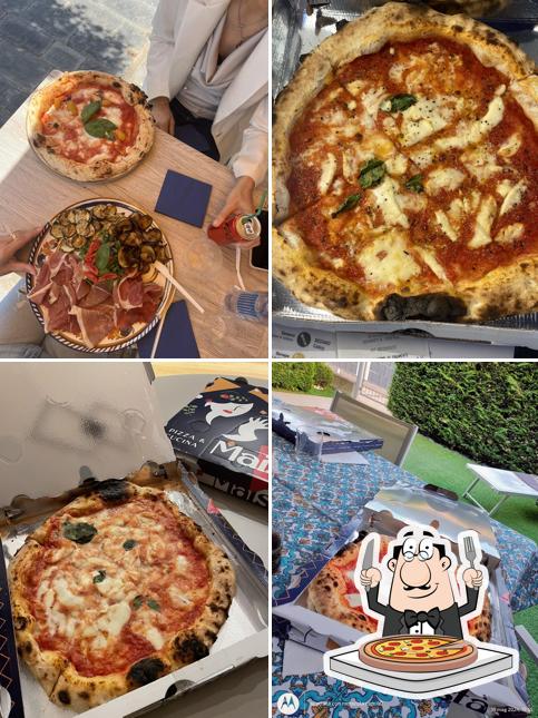 Scegli una pizza a Maistà Pizza e Cucina
