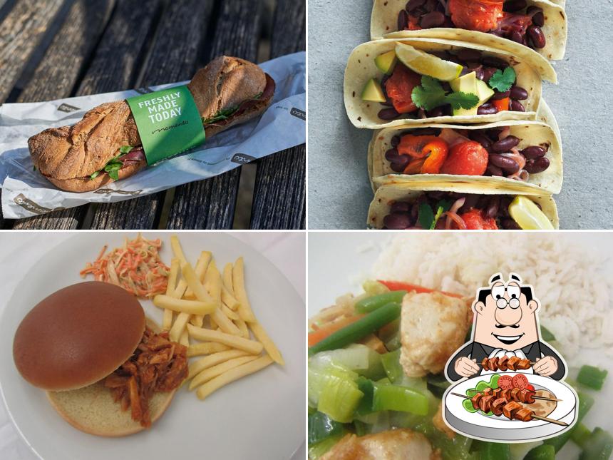 Panino con maiale stirato al EY Restaurant platform