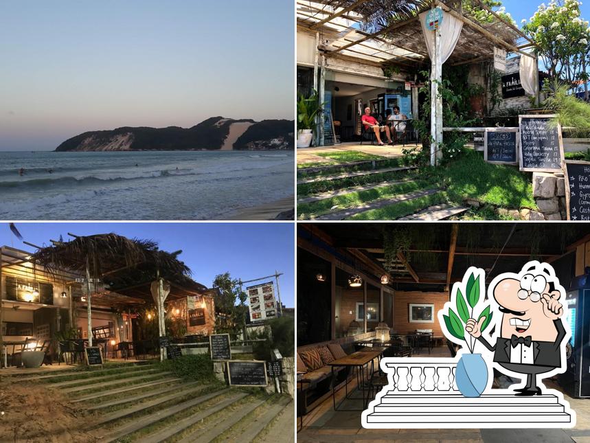 O exterior do A FAMILIA Praia