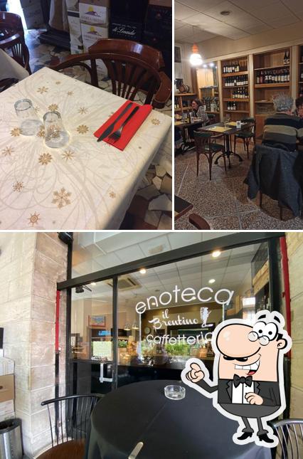 Gli interni di Il Brentino Enoteca