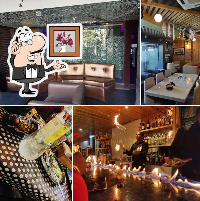 The interior of Opal Lounge