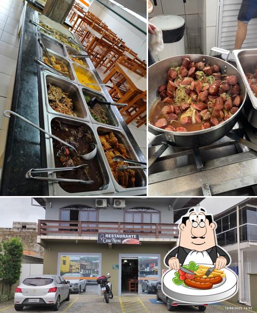 A Restaurante Casa Nova se destaca pelo comida e exterior