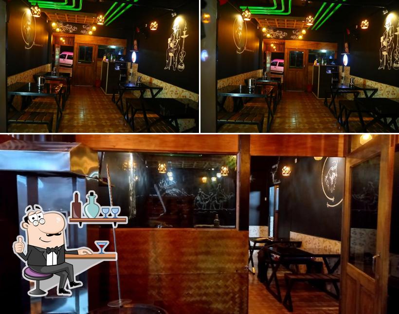 The interior of Delicia Restaurant