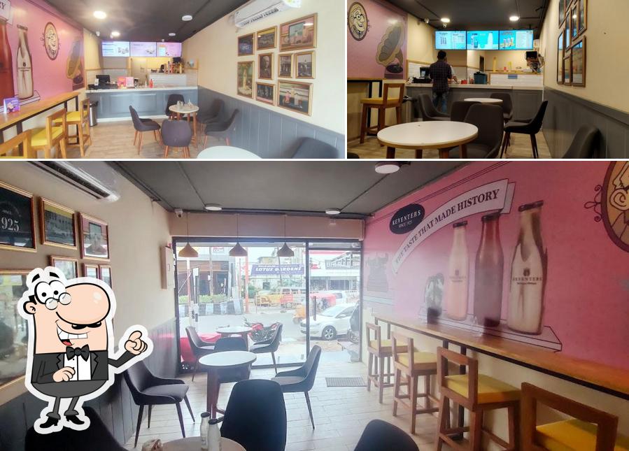 The interior of Keventers (The original Milkshake), Erode