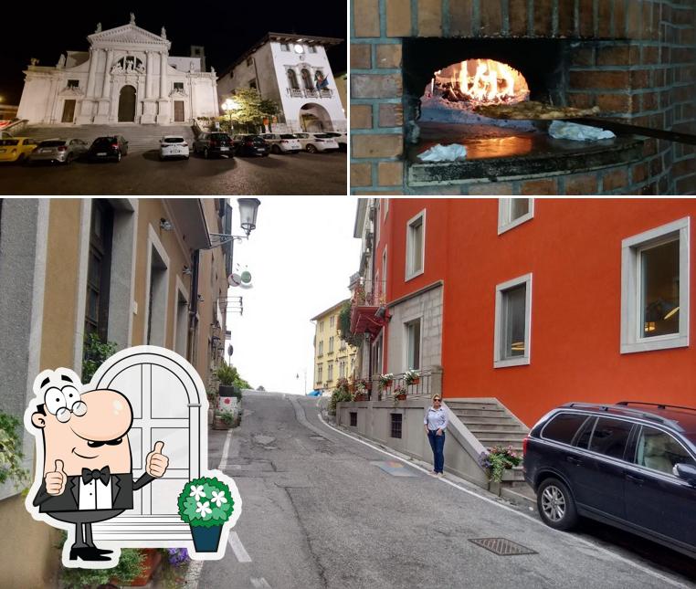 Questa è la immagine che mostra la esterno e interni di Pizzeria La Bussola