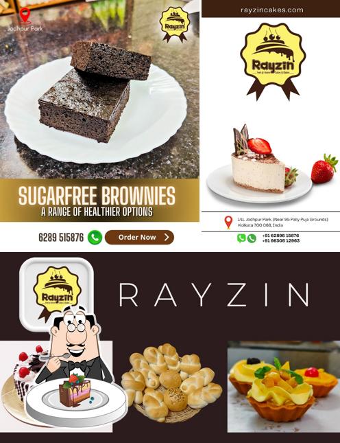 Chocolate cake at Rayzin