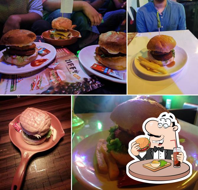 Ziffy Cafe serves a variety of options for burger lovers