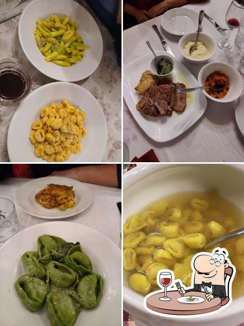Platti al Trattoria Osteria Buca Manzoni