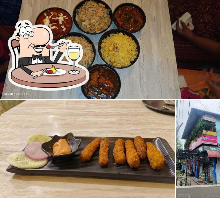 The photo of food and exterior at Aritra's Restaurant