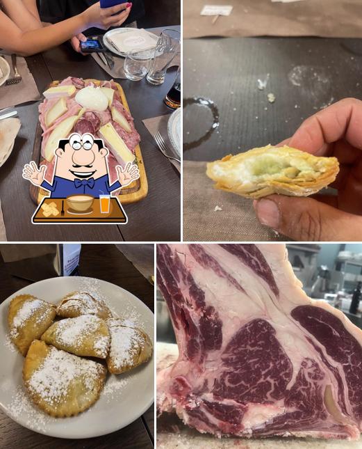 Cibo al Trattoria carnezzeria la chianina