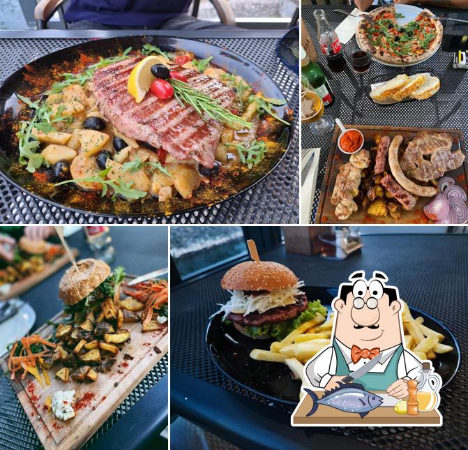 Salmone grigliato al Grill & pizzeria Piazza