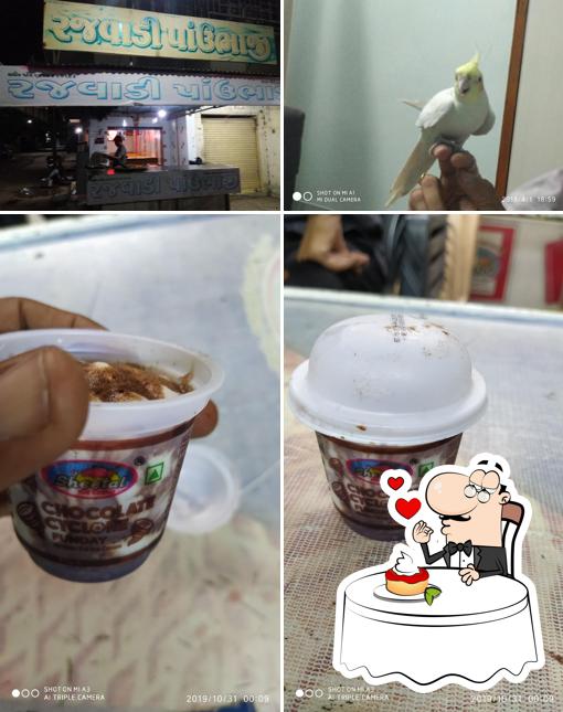 Rajwadi Pav bhaji & Dosa serves a number of desserts