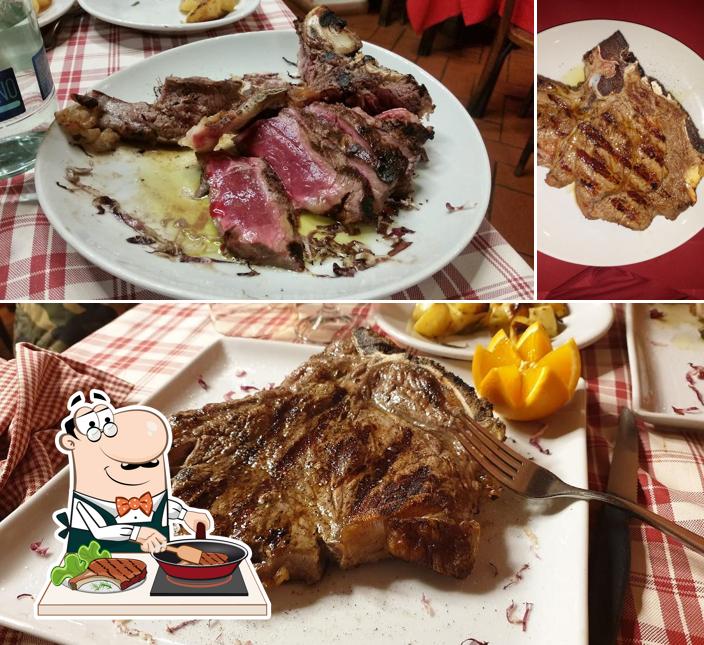Prova i piatti di carne a Trattoria La Vigna